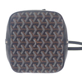 ゴヤール GOYARD プティフロ バケットバッグ ヘリンボーン PEFLOTPMLTY01CL01P ショルダーバッグ レザー コーティングキャンバス ブラック ブラウン レディース【中古】【Aランク】