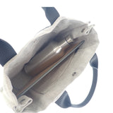 エルメス HERMES サックアーネMM トートバッグ トワルアッシュ レザー グレー ブラック レディース メンズ【中古】【Aランク】