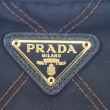 プラダ PRADA スモールナイロンポーチ 1NE005 ポーチ ナイロン ブラック ゴールド金具 レディース メンズ【中古】【Aランク】