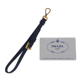 プラダ PRADA スモールナイロンポーチ 1NE005 ポーチ ナイロン ブラック ゴールド金具 レディース メンズ【中古】【Aランク】