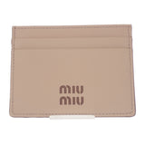 ミュウ ミュウ Miu Miu コード コニャック 5MC076_2CSB_F0A2C カードケース レザー ピンク レディース【中古】【Aランク】