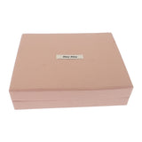 ミュウ ミュウ Miu Miu コード コニャック 5MC076_2CSB_F0A2C カードケース レザー ピンク レディース【中古】【Aランク】