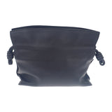 ロエベ LOEWE フラメンコクラッチミニ A411FC2X73 ショルダーバッグ カーフ ブラック ゴールド金具 レディース【中古】【Aランク】