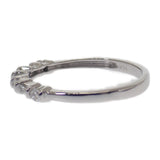 デザインジュエリー 9号 リング K14ホワイトゴールド ダイヤモンド レディース【中古】【Aランク】