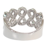 デザインジュエリー 13号 リング Pt900プラチナ ダイヤモンド レディース【中古】【Aランク】