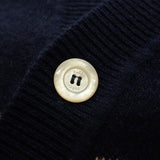 グッチ GUCCI GGニット M 660285_XKB3T_4037 カーディガン カシミヤ ネイビー メンズ【中古】【ABランク】