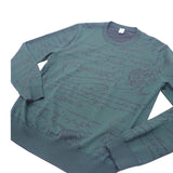 ベルルッティ Berluti スクリット クルーネック M R24KRL142-001 セーター ウール グリーン メンズ【中古】【Aランク】