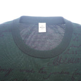 ベルルッティ Berluti スクリット クルーネック M R24KRL142-001 セーター ウール グリーン メンズ【中古】【Aランク】