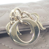 クリスチャンディオール Christian Dior Glycine ウォレット S0966ONMJ_M30G コインケース ラムスキン ベージュ ゴールド金具 レディース【中古】【Aランク】