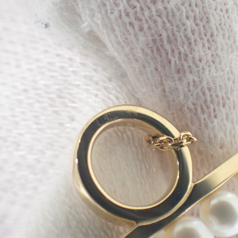 タサキ TASAKI バランス チャーム パール CM-0172-18KYG-CHKCM01 ネックレス K18イエローゴールド レディース【中古】【Aランク】