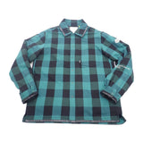 モンクレール MONCLER フラグメント Simmon チェックダウンシャツ FRAGMENT DESIGN 2 H209U1A00009 M2316 長袖シャツ コットン ナイロン ダウン グリーン メンズ【中古】【Aランク】