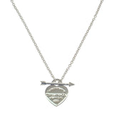 ティファニー TIFFANY&Co. ラブストラックハートタグ ペンダント スモールサイズ 70878208 ネックレス スターリングシルバー レディース【中古】【Aランク】