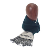 ルイヴィトン LOUIS VUITTON グラフィック デュアル M79139 マフラー カシミヤ ウール グリーン ホワイト メンズ レディース【中古】【Aランク】