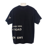 バーバリー BURBERRY ロゴ ホースフェリープリント L 8040764 半袖Tシャツ コットン ブラック メンズ レディース【中古】【Aランク】