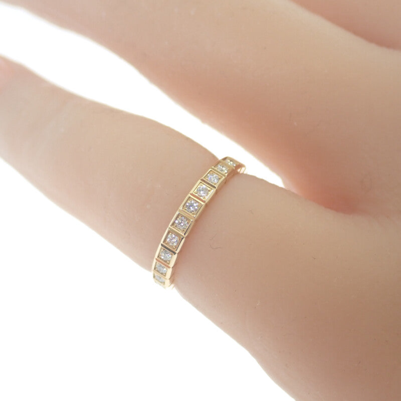 ショパール Chopard アイスキューブ ピンキー 5号 827702-0259 リング K18イエローゴールド ダイヤモンド 45 レディース【中古】【Aランク】