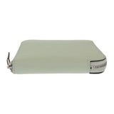 エルメス HERMES アザップ シルクインコンパクト W刻印 コインケース ヴォーエプソン シルク ヴェールフィズ グリメイヤー シルバー金具 レディース メンズ【中古】【Aランク】