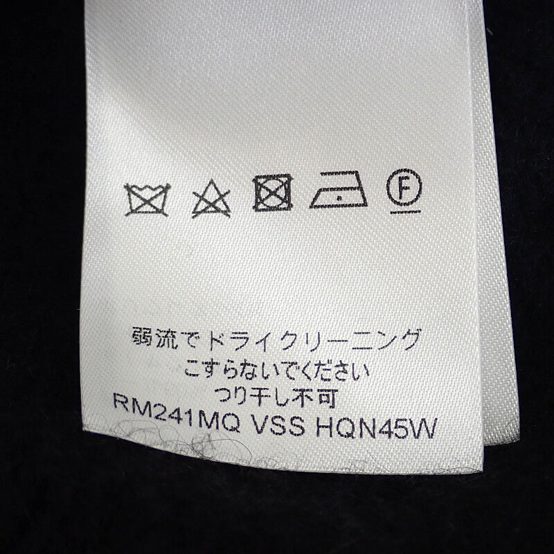 ルイヴィトン LOUIS VUITTON LV ウールブレンドクルーネック M 1AF336 長袖Tシャツ ウール ナイロン ヤク ブラック メンズ【中古】【ABランク】
