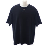 プラダ PRADA トライアングルロゴ L UJN861 半袖Tシャツ コットン ブラック メンズ【中古】【Aランク】