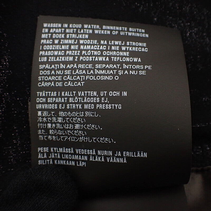 プラダ PRADA トライアングルロゴ L UJN861 半袖Tシャツ コットン ブラック メンズ【中古】【Aランク】