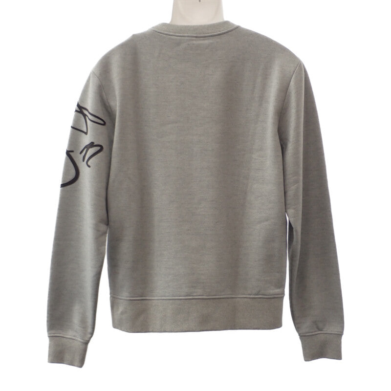 ベルルッティ Berluti レザースクリット M R25JRL81 スウェット コットン グレー メンズ【中古】【Aランク】