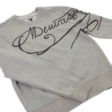 ベルルッティ Berluti レザースクリット M R25JRL81 スウェット コットン グレー メンズ【中古】【Aランク】