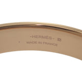 エルメス HERMES ブレスレットオランプ バングル ボックスカーフ ブラック ゴールド金具 レディース【中古】【SAランク】