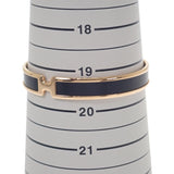 エルメス HERMES ブレスレットオランプ バングル ボックスカーフ ブラック ゴールド金具 レディース【中古】【SAランク】