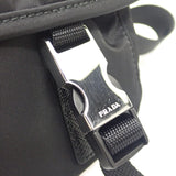 プラダ PRADA テスート 1BD953 ショルダーバッグ ナイロン ブラック シルバー金具 メンズ【中古】【Aランク】