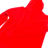 セリーヌ CELINE ルーズ フーディー L 2Y321670Q パーカー コットン レッド メンズ【中古】【Aランク】