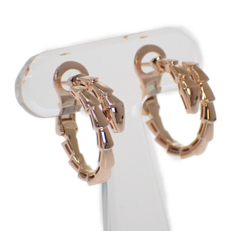 ブルガリ BVLGARI セルペンティ ヴァイパー イヤリング 361293 ピアス K18ピンクゴールド レディース【中古】【Aランク】