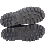 セリーヌ CELINE パタパンレースアップ ハイカット 343142198C.38NO スニーカー キャンバス レザー ブラック 35 レディース【中古】【Aランク】