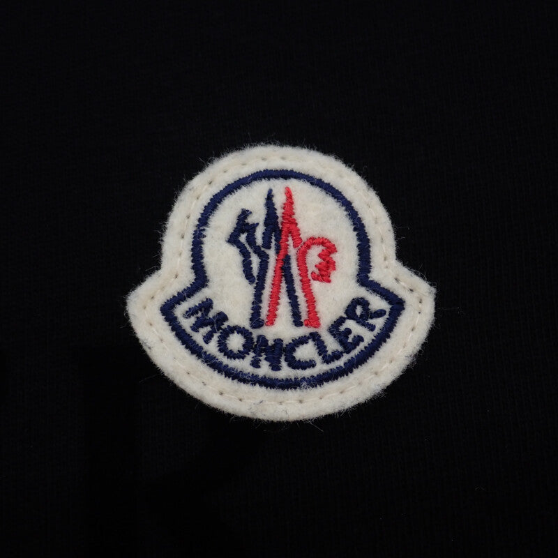 盟可睐 MONCLER 商標 M I10918C00064_8390T 短袖T恤 棉質 黑色 男款【中古】【A級】