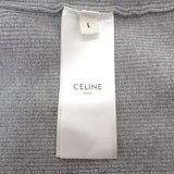 セリーヌ CELINE ジップアップロゴ L 2A27Z372N パーカー コットン グレー レディース【中古】【Aランク】