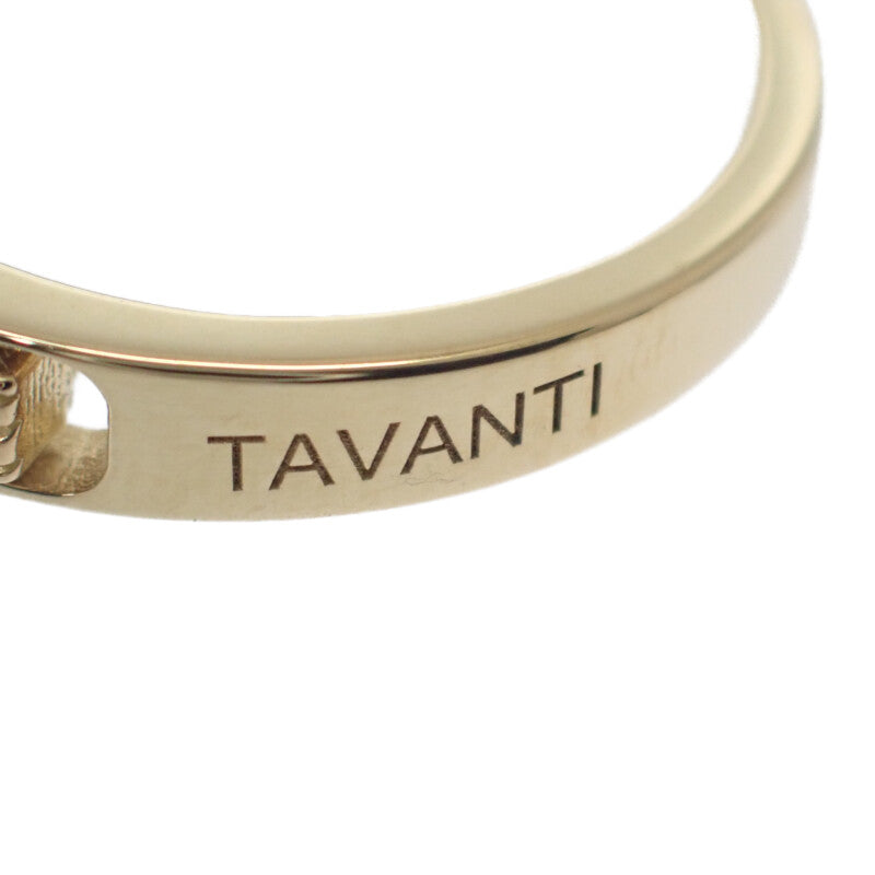 TAVANTI 塔梵蒂 15.5號 戒指 K18黃金 鑽石 土耳其石 女款【中古】【A級品】