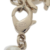 シャネル CHANEL CCロングパール ネックレス メタル レザー ゴールド レディース【中古】【Aランク】