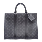 ルイヴィトン LOUIS VUITTON サックプラ 24H M47059 モノグラム 2WAYバッグ ショルダーバッグ レザー モノグラム エクリプス キャンバス ブラック メンズ【中古】【Aランク】