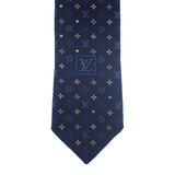 ルイヴィトン LOUIS VUITTON モノグラム グラディエント ドッツ M76844 モノグラム ネクタイ シルク ネイビー メンズ【中古】【Aランク】