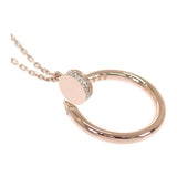 カルティエ CARTIER ジュストアンクル B7224888 ネックレス K18ピンクゴールド ダイヤモンド レディース【中古】【Aランク】