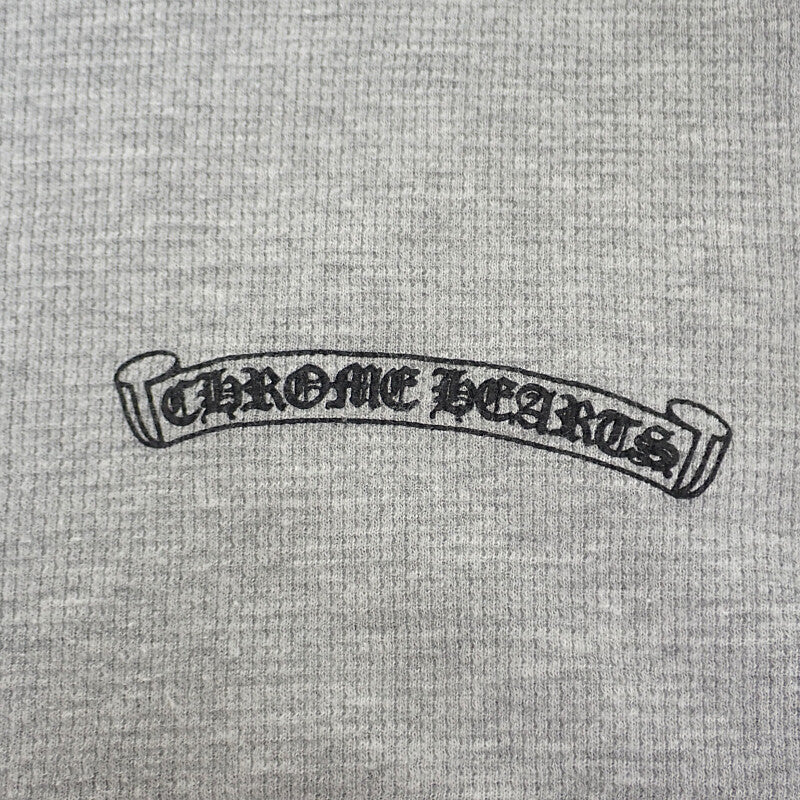 クロムハーツ CHROME HEARTS サーマル ロングスリーブ L 4.08E+11 長袖Tシャツ コットン ポリエステル グレー メンズ【中古】【ABランク】