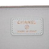 シャネル CHANEL バニティ チェーンショルダー AP2199 2WAYバッグ ラムスキン ライトブルー ゴールド金具 レディース【中古】【Aランク】