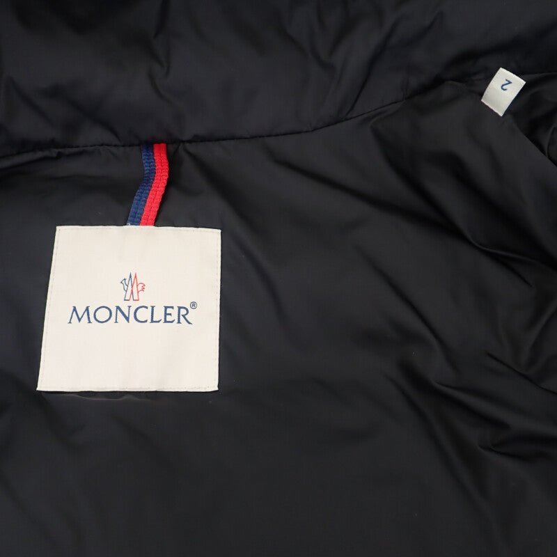 モンクレール MONCLER MAYAF ショート 2 H20911A00270 5968E ダウンジャケット ナイロン ダウン フェザー ブラック メンズ【中古】【ABランク】