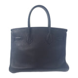エルメス HERMES バーキン 30 ハンドバッグ トゴ ブラック シルバー金具 レディース【中古】【ABランク】