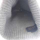ルイヴィトン LOUIS VUITTON ビーニー・LVヘッドライン ニット帽子 モノグラム M94833 ニットキャップ ウール グレー ホワイト レディース メンズ【中古】【Aランク】