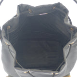 プラダ PRADA デュエット バケットバッグ 1BH038 2WAYバッグ ハンドバッグ ショルダーバッグ ナイロン レザー グレー ゴールド金具 レディース【中古】【Aランク】