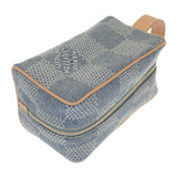 ルイヴィトン LOUIS VUITTON ロッカードップ・キット N40753 ハンドバッグ デニム レザー ブルー ゴールド金具 メンズ レディース【中古】【Aランク】