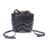 グッチ GUCCI スモールバックパック 777253_AAC74_1000 リュック・デイパック レザー ブラック ゴールド金具 レディース【中古】【Aランク】