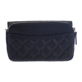 シャネル CHANEL フラップフォンケース AP2096_B10583_C3906 ショルダーバッグ カーフ ブラック ゴールド金具 レディース【中古】【SAランク】