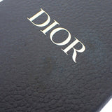 ディオール Dior ビジネスカードホルダー 2ESCH178FLG_H00N カードケース カーフ ブラック シルバー金具 メンズ レディース【中古】【SAランク】