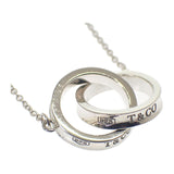 ティファニー TIFFANY&Co. インターロッキングサークル 60013808 ネックレス シルバー925 レディース【中古】【ABランク】