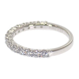 タサキ TASAKI ピアチェーレ ハーフエタニティ 5号 RD-F1790-PT950 リング Pt950プラチナ ダイヤモンド レディース【中古】【Aランク】